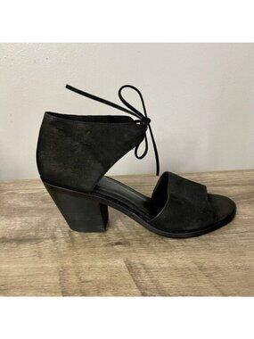 Eileen Fisher Ann Tie Front Heeled Sandals